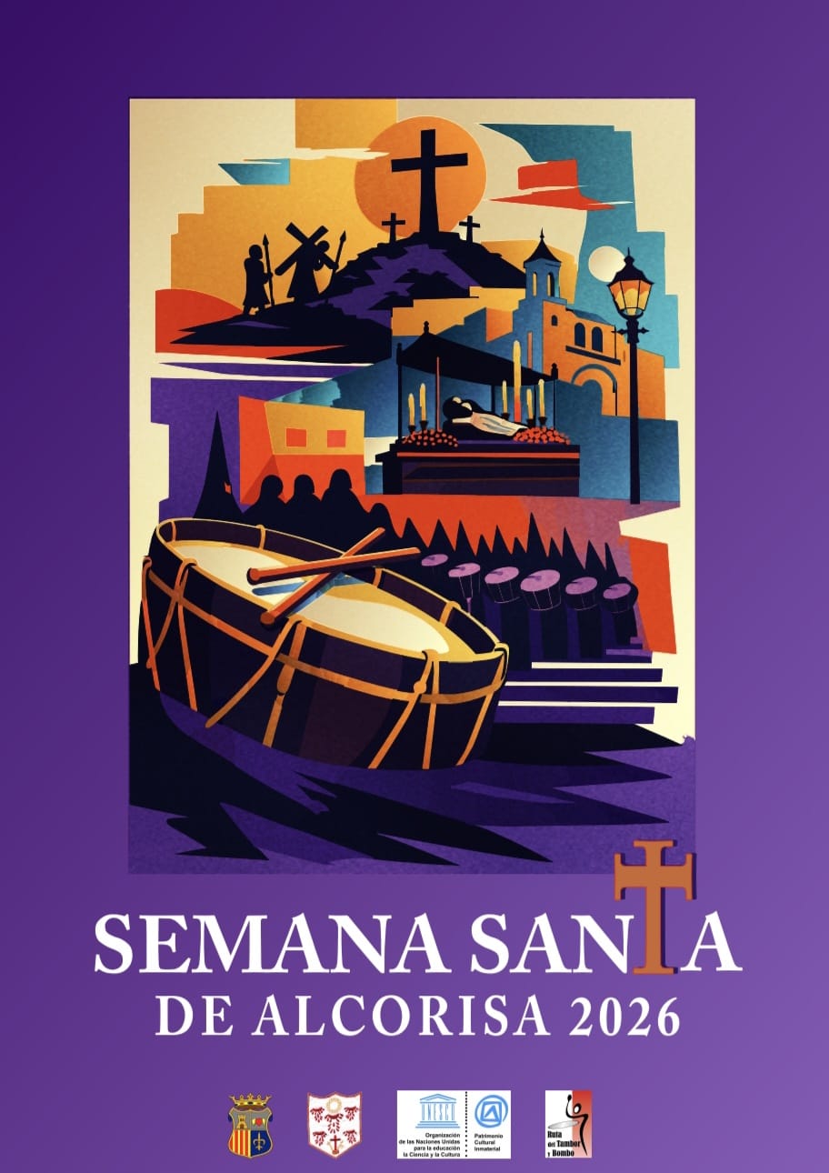 ‘El quejío del redoble’ es el cartel anunciador de la Semana Santa de Alcorisa 2026
